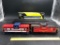 5-Piece Plastic O Scale Train Car Group