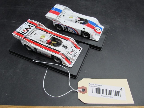 (2) Plastic Fly Classics Porsche 917 Slot Cars