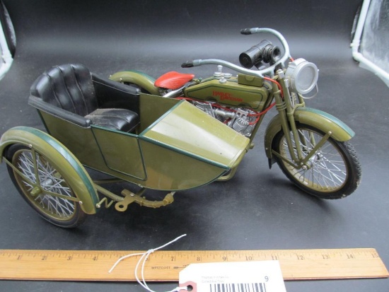Harley Davidson Model Diecast w/ Sidecar