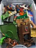 Large Tote Playmobil, People, Parts, Animals Etc