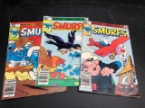 #1, #2 and #3 Smurf 1982 $.60 Comics