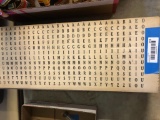 Unknown Wooden Letter Boards, possible Cryptography