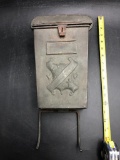 Copper English Mailbox with Coat of Arms