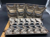 (2) Antique Chocolate Molds