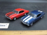 Franklin Mint 1970 Chevy Chevelle SS 454 + Classic Metal Works 1970 SS 454 Chevelle