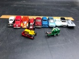 (12) Diecast Toy Cars