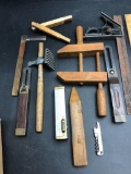 (9) Group of Antique Tools