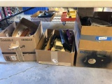 Under Table Lot (4) Large Boxes of Models Parts etc