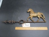 Antique Lightning Rod Horse Weathervane