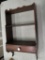 Vintage Hardwood Wall Shelf with drawer