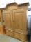 Vintage Irish Pine Linen Cabinet