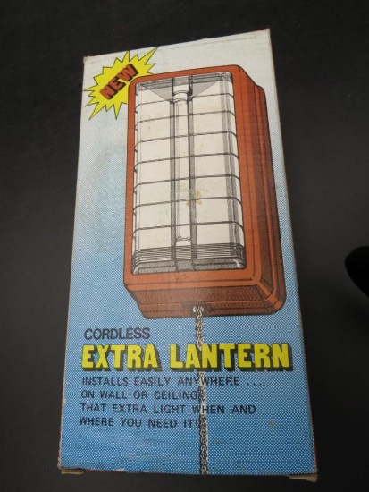 Vintage '70s and '80s NOS Cordless Lantern in the box.