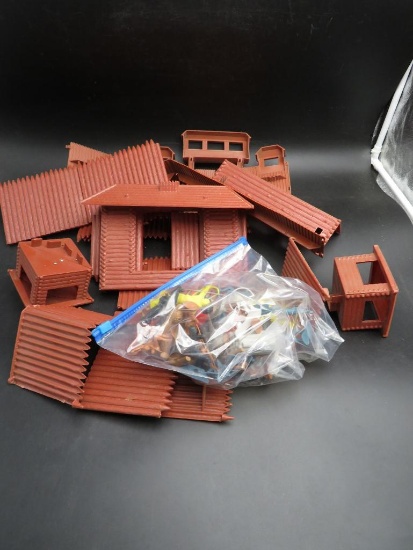 Marx Sears Fort Apache playset from the '70s w/ the box.