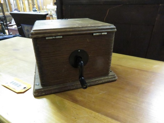 Antique Western Electric Oak Box Magneto