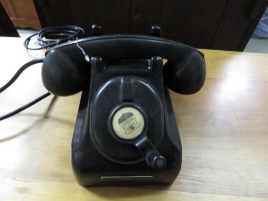 Vintage Leich Hand Crank Desk Intercom Telephone