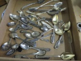 Tray of Silver Plate Flatware