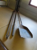 (3) Iron Fireplace Tools