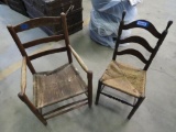 Ladder Back Arm Chair & Side Chair