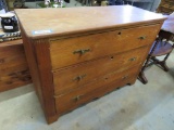 Oak Three Drawer Chest