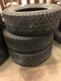 Set of (3) Nokian Hakkapeliitta R2 Snow Tires