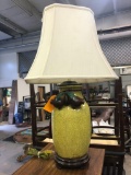 Oriental Urn Form Porcelain Table Lamp