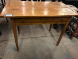 Antique Country Curly Maple Table