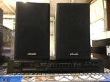 Denon TU-450 Tuner & (2) Polk Audio R1 Speakers