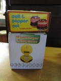 Hamburger Phone Novelty Telephone & Pair of Salt and Pepper Shakers