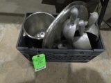Asst. Stainless Steel Insets, Lids & Scoops
