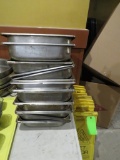 (11) Stainless Steel 1/2 Pan Inserts