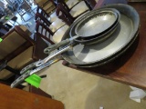 (4) Aluminum Frying Pans