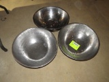 (3) Stainless Steel Mixing Bowls