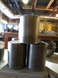 (3) Stainless Steel Round Insets