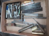 Lot of Measuring Devices and Fasteners