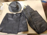 (3) Pieces of Leather Clothing