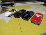 (5) Chevrolet 1:24 Scale Die Cast Collectible Cars