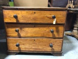 Pine 3 Drawer Dresser