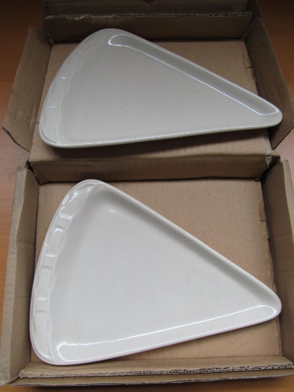 Longaberger Pizza Plates-S/2