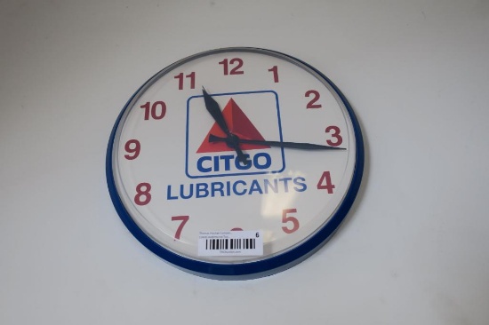 Citgo Lubricants Electric Clock