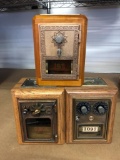(3) Limited Edition US Post Office Lockboxes Coin Banks
