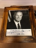 Autographed Picture of Astronaut John Glenn 