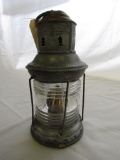 Vintage Tin & Glass Kerosene Lantern