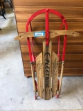 Vintage Fleetwing Metal Runner Sled 41