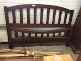 Queen Size Headboard Footboard Bed With Rails