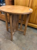 Oak Round Stand