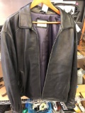 Hathaway Leather Jacket Size XL