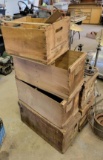 (6) Wood Produce & Shipping Crates