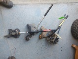 (4) Asst. Trimmer Attachments, Electric Chainsaw (no battery), Etc.