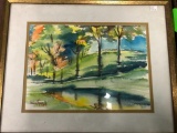 M. T. Griffith Watercolor Signed Lower Left