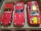 (3) 1:18 Scale Ferrari Diecast Collectible Cars